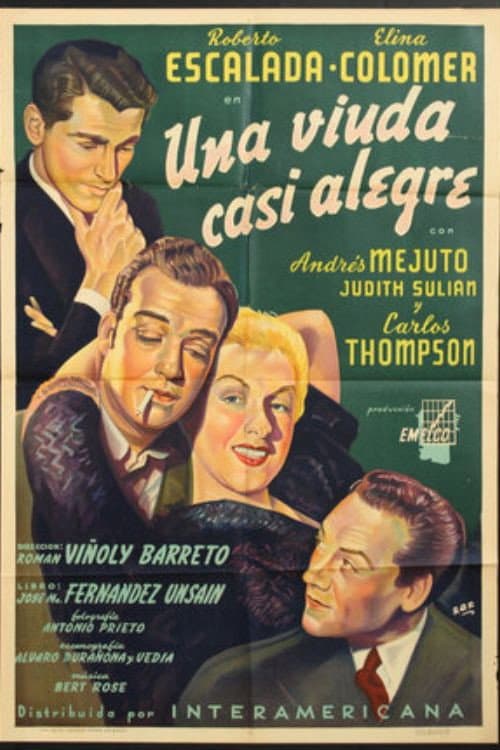 Poster for Una viuda casi alegre