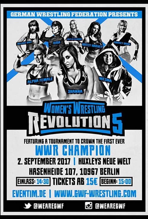 Poster for GWF Women's Wrestling Revolution 5