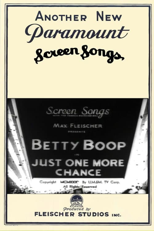 Poster for Just One More Chance