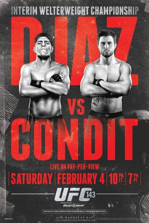 Poster for UFC 143: Diaz vs. Condit