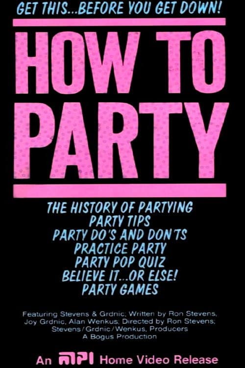 Poster for How To Party