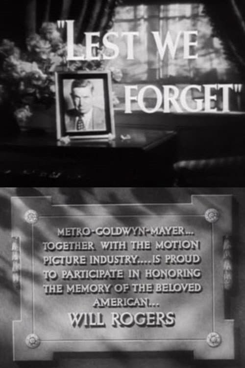 Poster for Lest We Forget