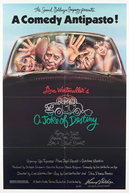 Poster for A Joke of Destiny, Lying in Wait Around the Corner Like a Street Bandit