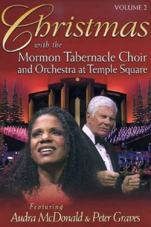 Poster for Christmas with the Mormon Tabernacle Choir and Orchestra at Temple Square Featuring Audra McDonald and Peter Graves
