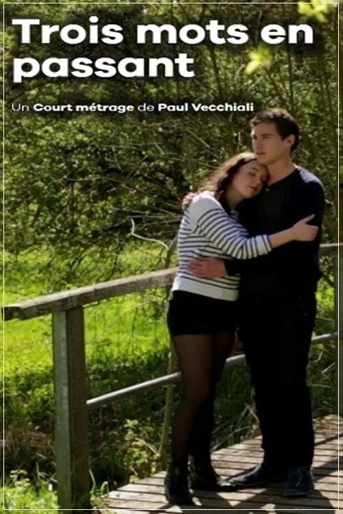 Poster for Trois mots en passant