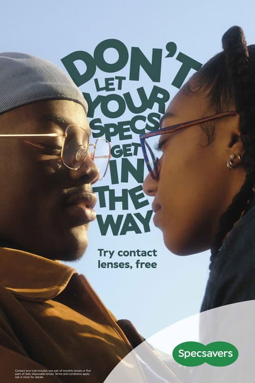 Poster for Specsavers: A Guide on How to Kiss