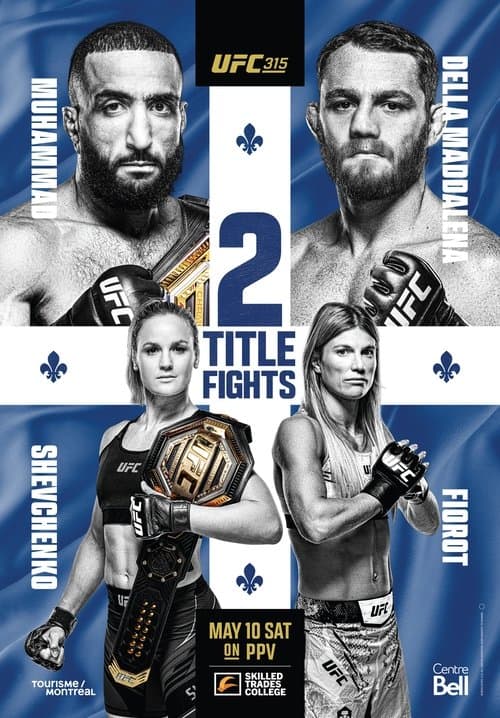 Poster for UFC 315: Muhammad vs. Della Maddalena