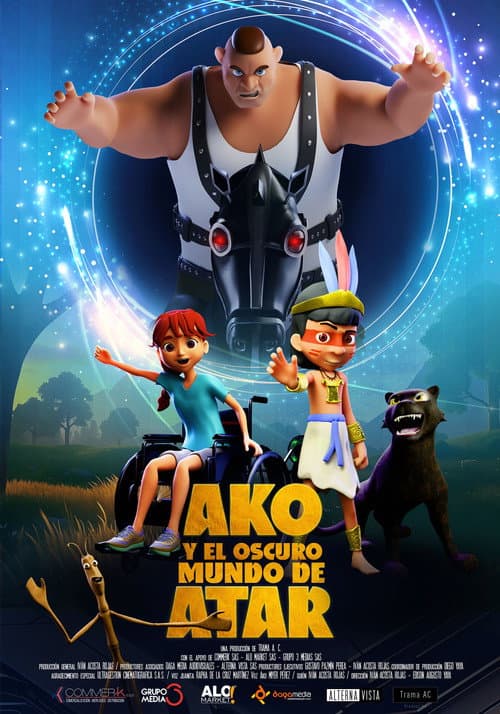 Poster for Ako y el Oscuro Mundo de Atar