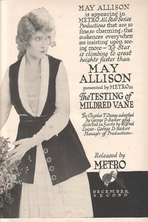 Poster for The Testing of Mildred Vane