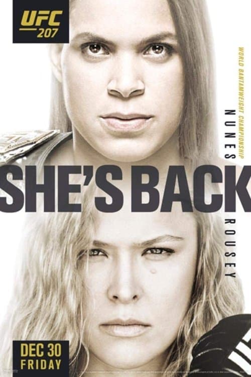 Poster for UFC 207: Nunes vs. Rousey