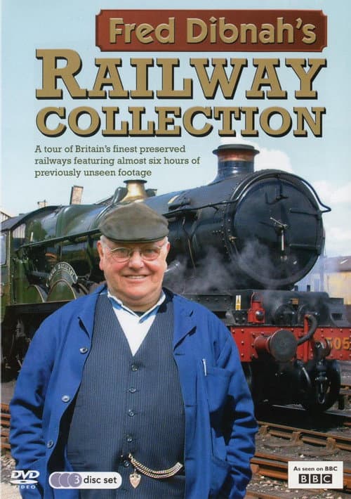 Poster for Fred Dibnah's Railway Collection