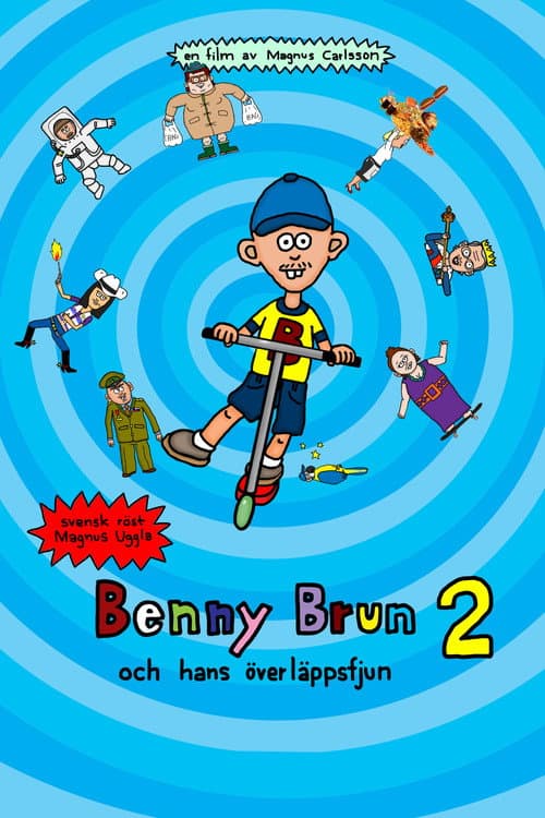 Poster for Benny Brun och hans överläppsfjun 2