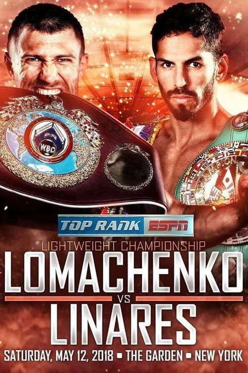 Poster for Vasyl Lomachenko vs. Jorge Linares