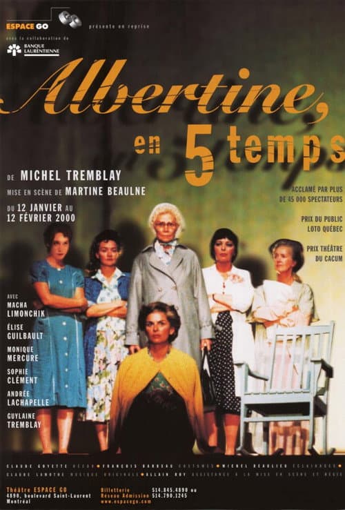 Poster for Albertine in Five Times
