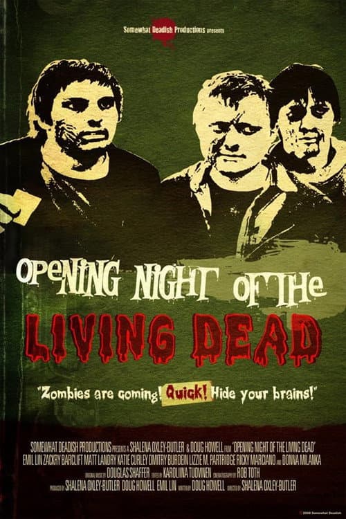 Poster for Opening Night of the Living Dead