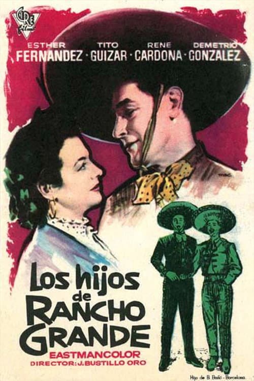 Poster for Los hijos de Rancho Grande