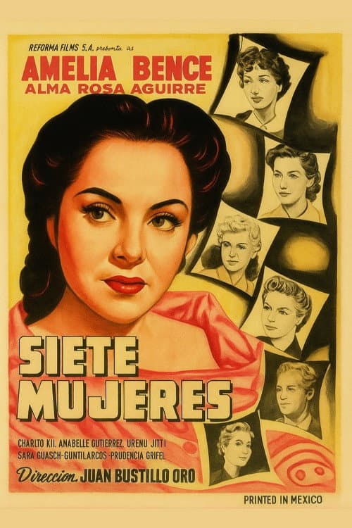 Poster for Siete mujeres