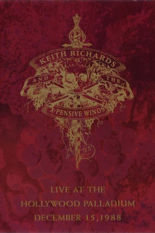 Poster for Keith Richards And The X-Pensive Winos: Live At The Hollywood Palladium December 15, 1988