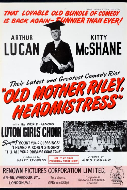 Poster for Old Mother Riley, Headmistress