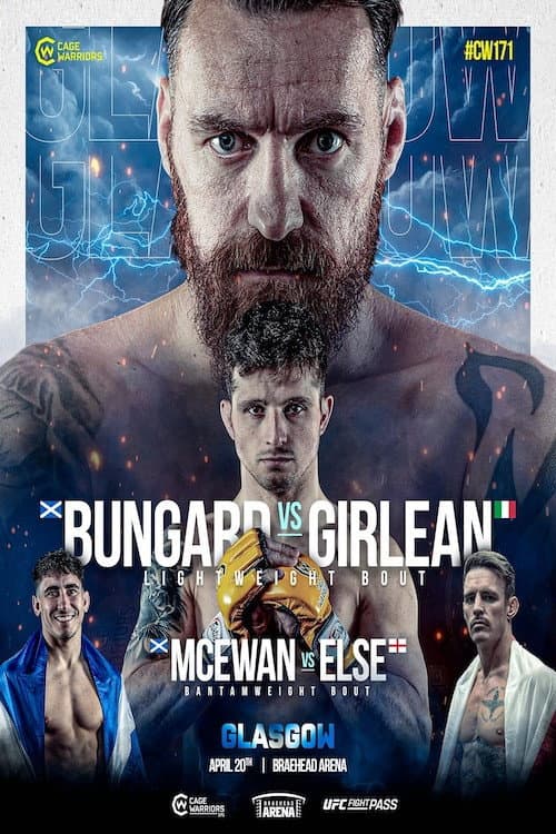 Poster for Cage Warriors 171: Glasgow