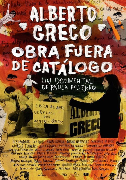 Poster for Alberto Greco, obra fuera de catálogo
