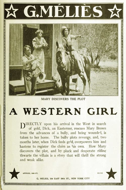Poster for A Western Girl