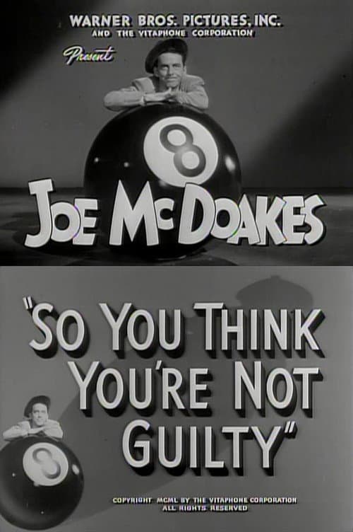 Poster for So You Think You're Not Guilty