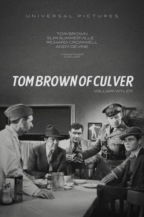Poster for Tom Brown of Culver