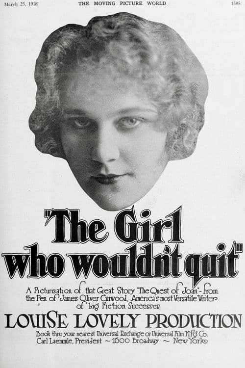 Poster for The Girl Who Wouldn't Quit