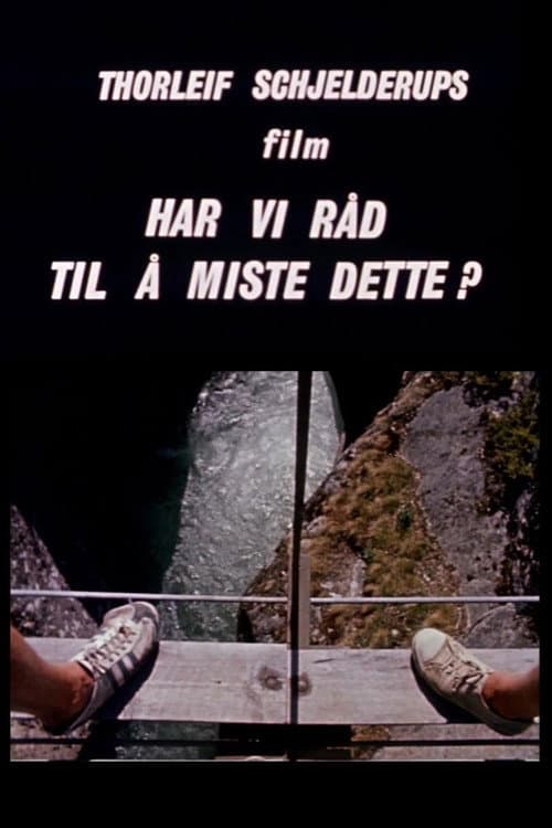Poster for Oslofilm: Har vi råd til å miste det?