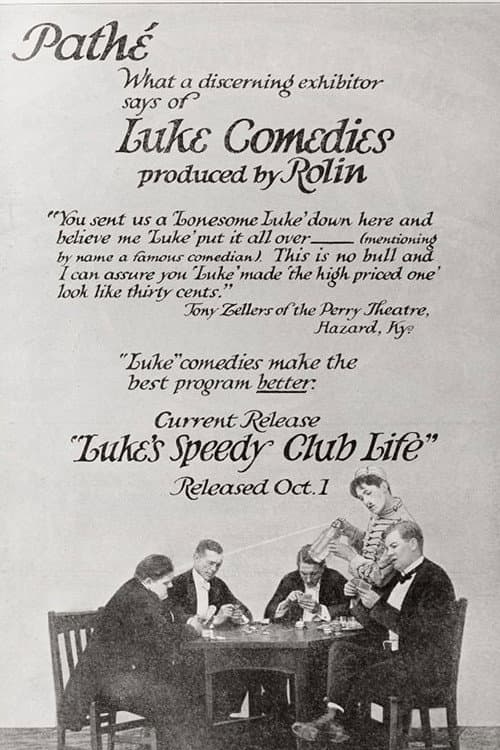 Poster for Luke's Speedy Club Life