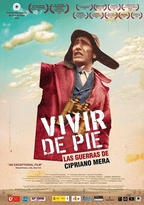Poster for Vivir de pie. Las guerras de Cipriano Mera