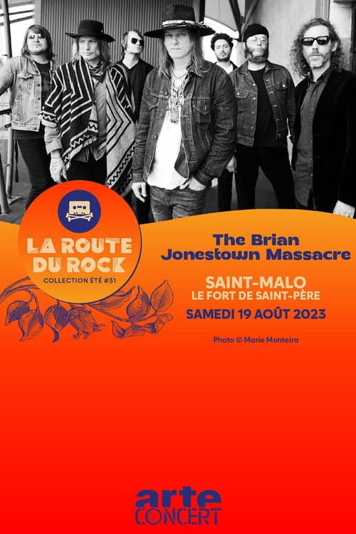 Poster for The Brian Jonestown Massacre - La Route du Rock 2023
