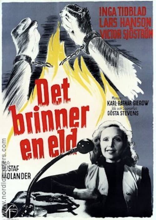 Poster for There's a Fire Burning