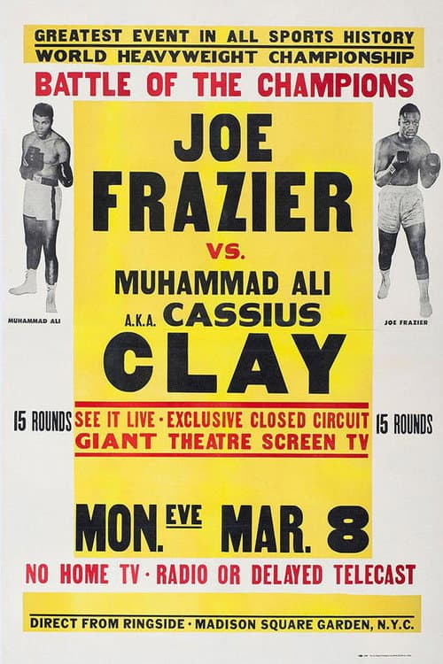 Poster for Muhammad Ali vs. Joe Frazier I