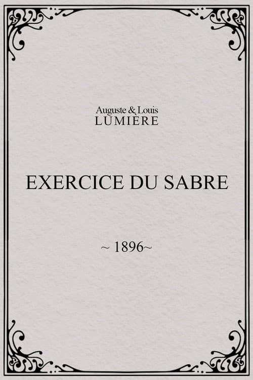 Poster for Exercice du sabre