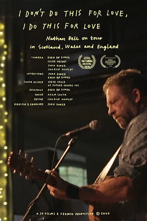 Poster for I Don't Do This For Love, I Do This For Love - Nathan Bell on Tour