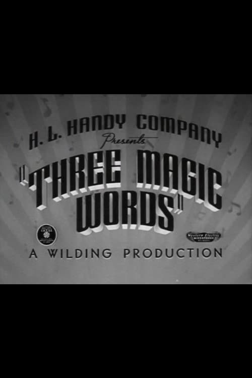Poster for Three Magic Words