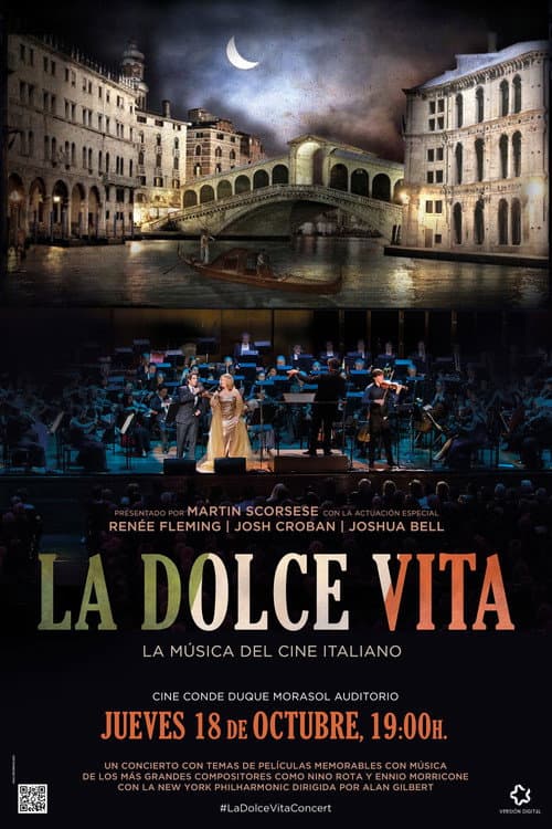 Poster for LA DOLCE VITA, LA MUSICA DEL CINE ITALIANO - CONCIERTO