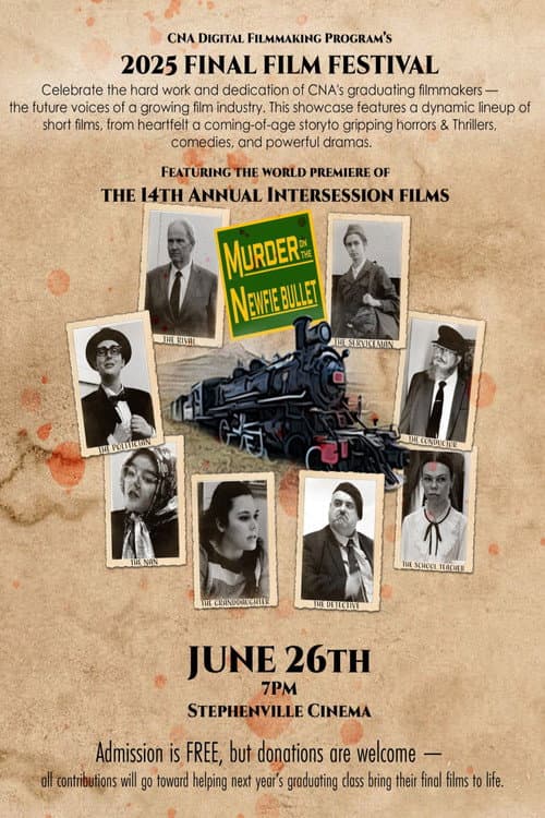 Poster for Murder on the Newfie Bullet