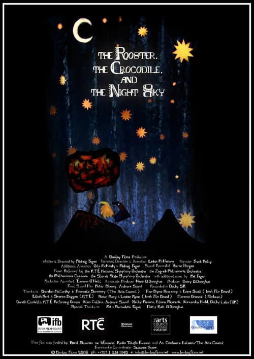 Poster for The Rooster, the Crocodile and the Night Sky