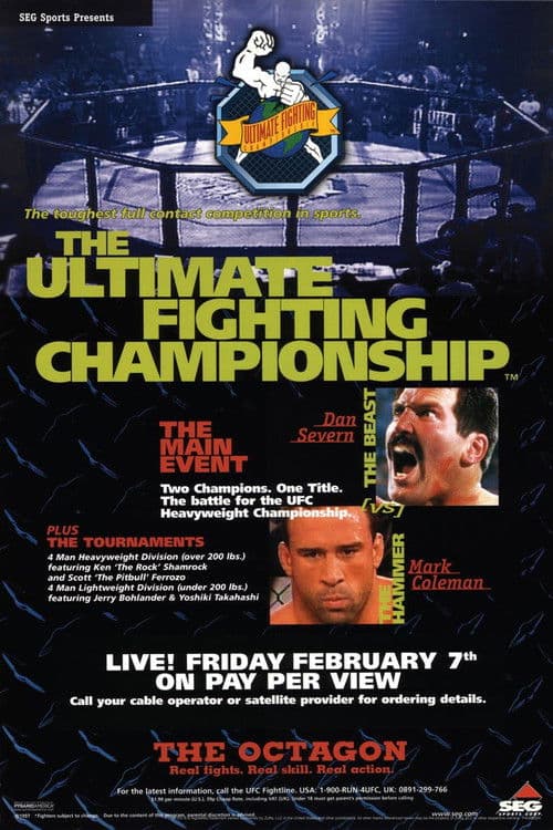 Poster for UFC 12: Judgement Day