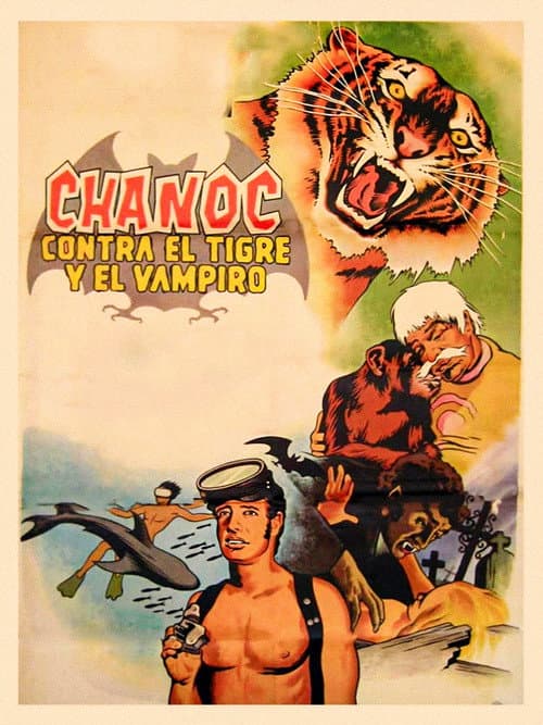 Poster for Chanoc vs. the Tiger and the Vampire