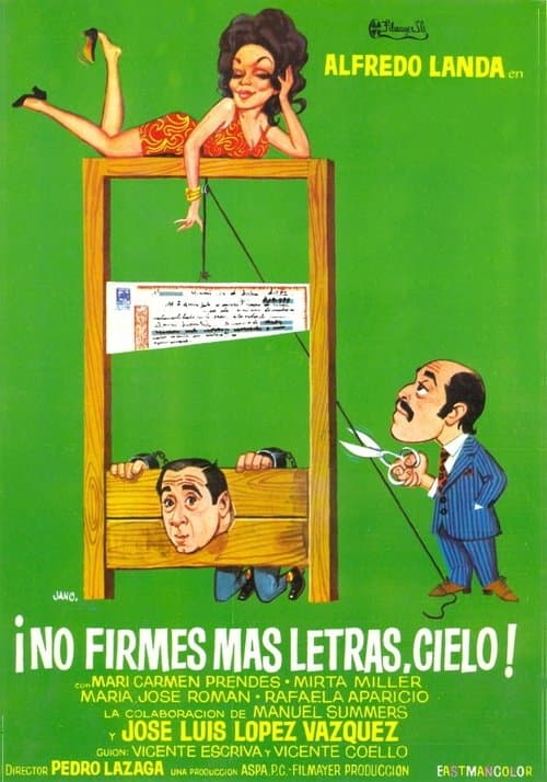 Poster for ¡No firmes más letras, cielo!