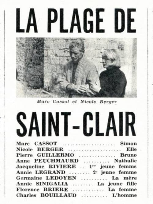Poster for La Plage de Saint-Clair