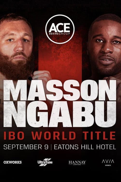 Poster for Floyd Masson vs. Yves Ngabu