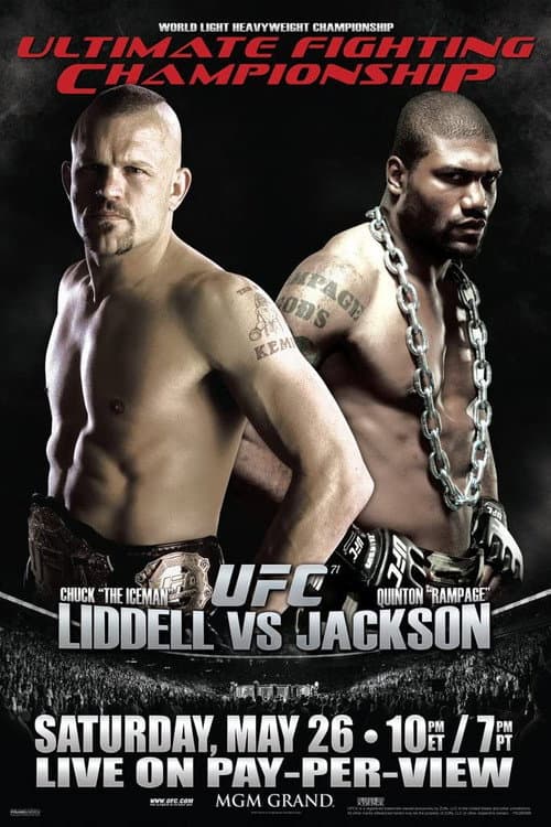 Poster for UFC 71: Liddell vs. Jackson
