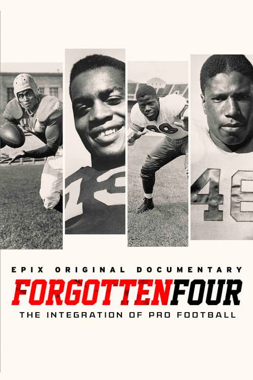 Poster for Forgotten Four: The Integration of Pro Football