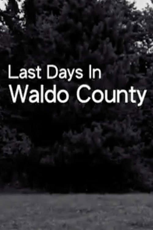 Poster for Last Days In Waldo County