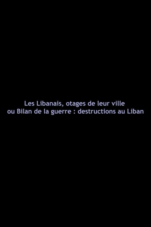 Poster for Lebanese, Hostages of Their City